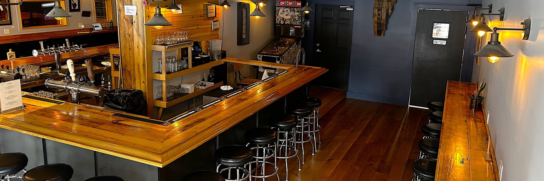 A bar room available for private events at Three Penny Taproom in Montpelier